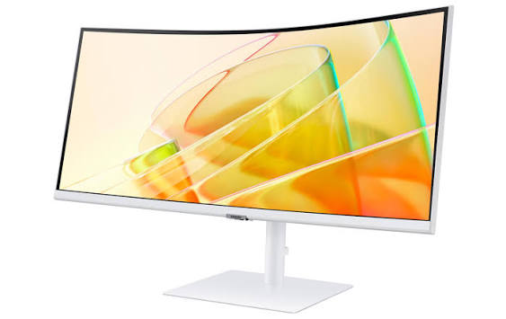 LS34C650TAUXEN - Samsung ViewFinity S6 S65TC 34-Inch Ultra WQHD Curved Monitor