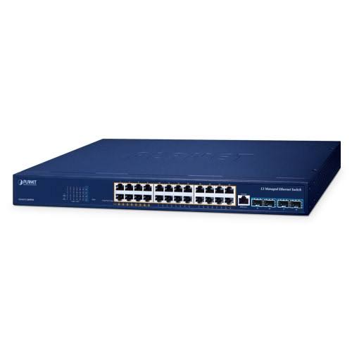 GS-6311-24HP4X - Planet 24-Port Gigabit PoE++ 4-Port 10G SFP+ Layer 3 Managed Switch