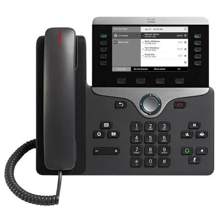 8811 - Cisco IP Phone Black Wired Handset Table/Wall