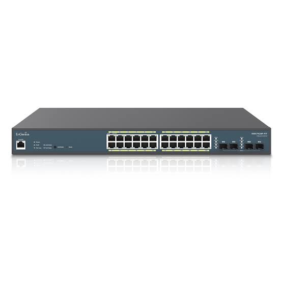 EWS7928PFIT - EnGenius 24-Port Gigabit PoE+ 4-Port Gigabit SFP Managed Switch