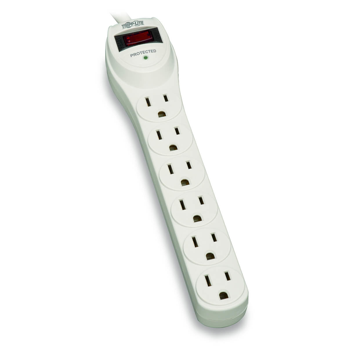 TLP602 - Tripp Lite SURGE PROTECTOR POWER STRIP 120V 6 OUTLET 2FEET CORD 180 JOULE
