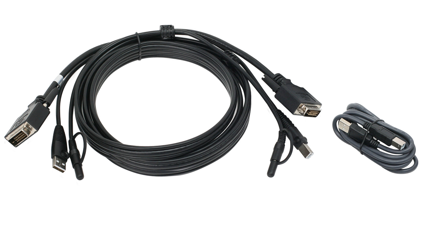 G2L703UTAA3 - iogear 10 FT. DVI, USB KVM CABLE KIT WITH AUDIO (TAA)