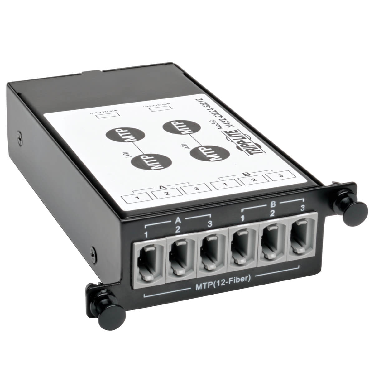 2 X 24 FIBER MTP/MPO TO 6 X 12 FIBER MTP/MPO BREAKOUT CASSETTE