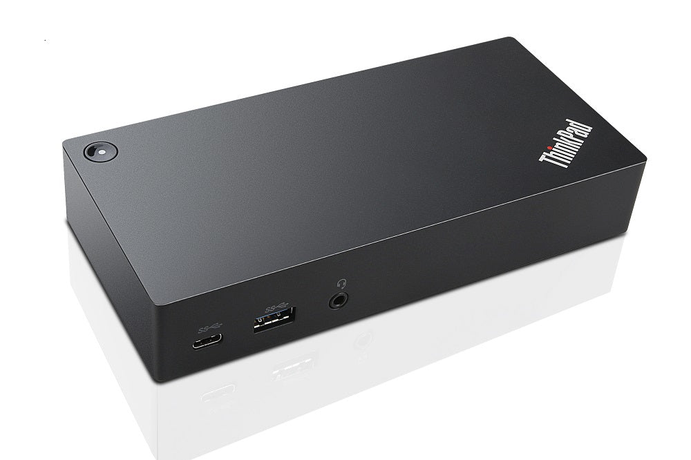 Lenovo 40A90090US notebook dock/port replicator Wired USB 3.2 Gen 1 (3.1 Gen 1) Type-C Black