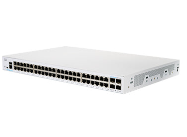 Cisco CBS350-48T-4X-NA network switch Managed L2/L3 Gigabit Ethernet (10/100/1000) Silver