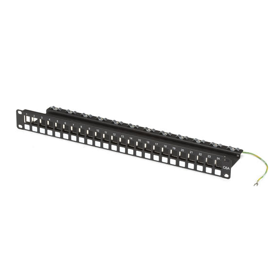 CAT6A PATCH PANEL - 1U, 24-PORT, GSA, TAA