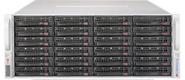 SSG-6048R-E1CR36L - Supermicro SUPER SERVER-INTEL, X10DRH-IT, CSE-847BTS-R1K28LPBP, BLACK