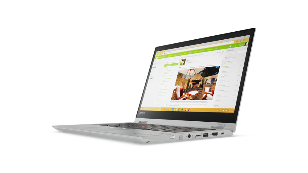 Lenovo ThinkPad Yoga 370 Hybrid (2-in-1) 13.3" Touchscreen Full HD 7th gen Intel® Core™ i5 8 GB DDR4-SDRAM 180 GB SSD Windows 10 Pro Silver