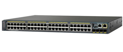 Cisco WS-C2960S-F48LPS-L network switch Managed L2 Fast Ethernet (10/100) Black Power over Ethernet (PoE)