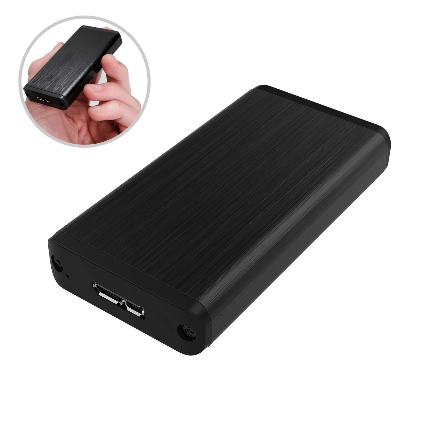 Sabrent EC-UKMS-PK50 storage drive enclosure SSD enclosure Black