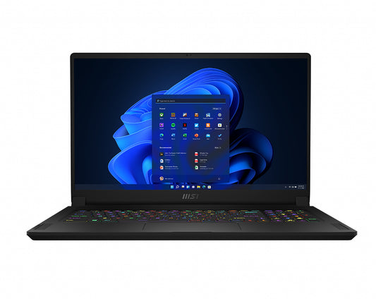 MSI Gaming GS76 Stealth 11UG-653 i9-11900H Notebook 17.3" Full HD Intel® Core™ i9 32 GB DDR4-SDRAM 1000 GB SSD NVIDIA GeForce RTX 3070 Wi-Fi 6E (802.11ax) Windows 11 Home Black