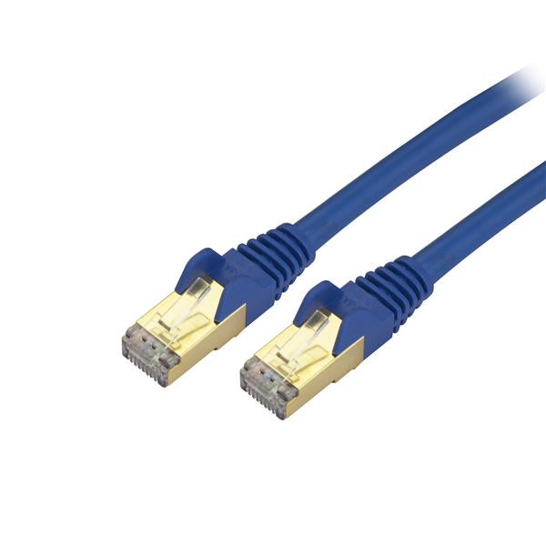 C6ASPAT10BL - StarTech.com CAT6A ETHERNET CABLE DELIVERS 10 GIGABIT CONNECTION FREE OF NOISE & EMI/RFI INTE