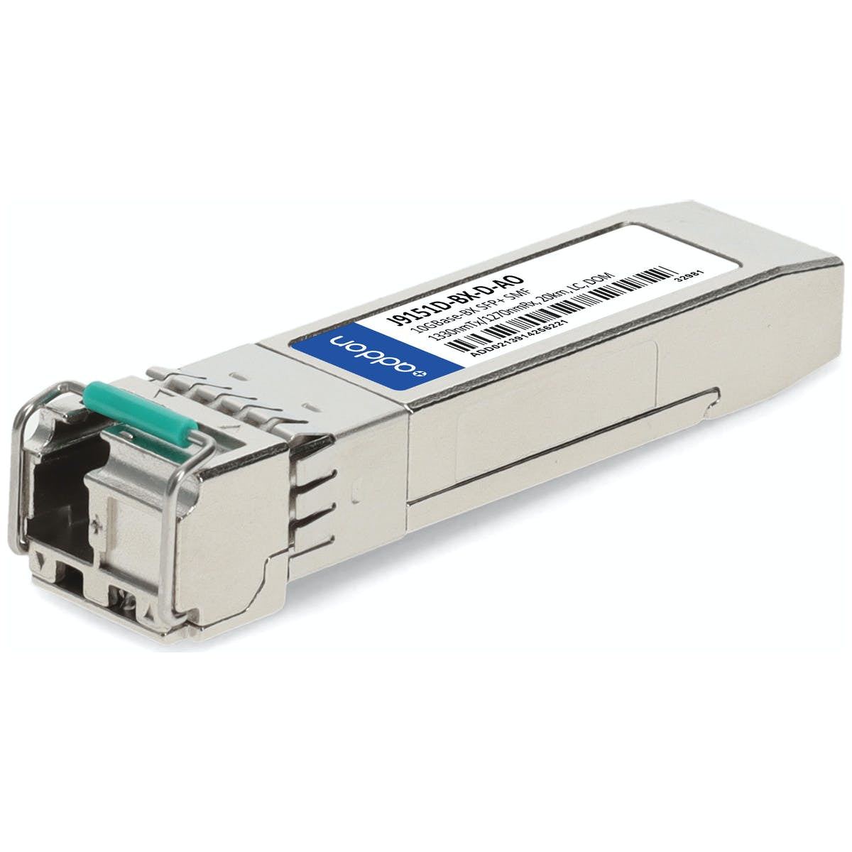 J9151D-BX-D-AO - AddOn Networks HP J9151D-BX-D COMPATIBLE 10GBASE-BX SFP+ TRANSCEIVER (SMF 1330NMTX/1270N)