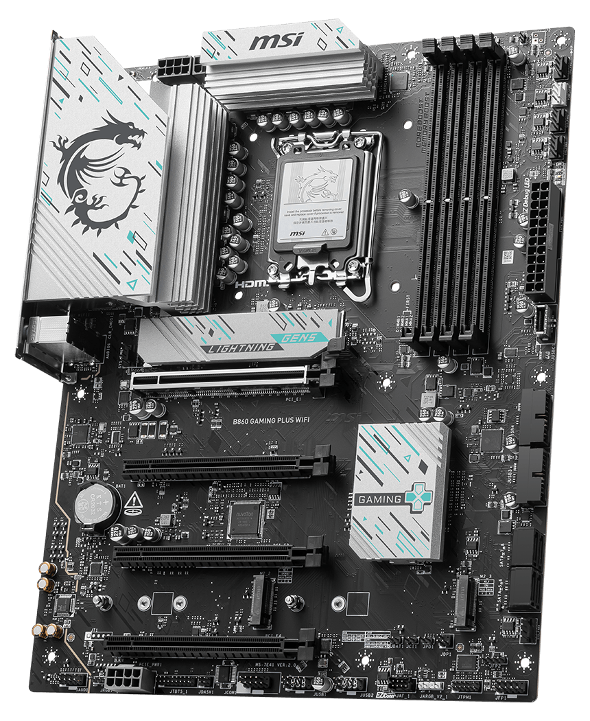 B860PLUS - MSI LGA 1851 Intel B860 SATA 6Gb/s Wi-Fi 7 DDR5 PCI-E x16 Motherboard