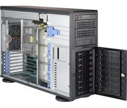 SUPER SERVER-AMD, H11DSI-(NT),CSE-745BTS-R1K28NDBP-SQ,4U AMD DP TOWERSERVER, BLA