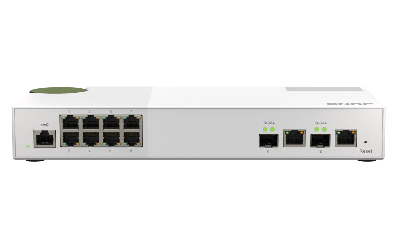 QNAP QSW-M2108-2C network switch Managed L2 2.5G Ethernet (100/1000/2500) Gray, White