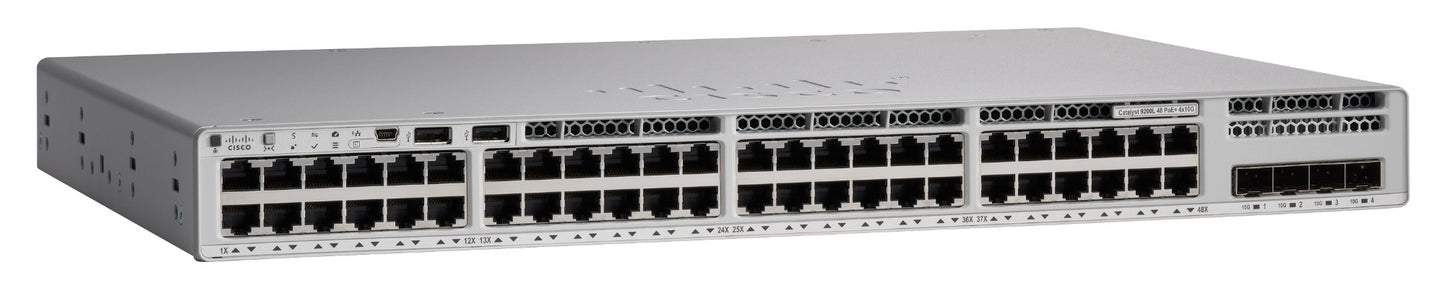 Cisco C9200L-48P-4G-1E network switch Managed L3 Gigabit Ethernet (10/100/1000) Gray