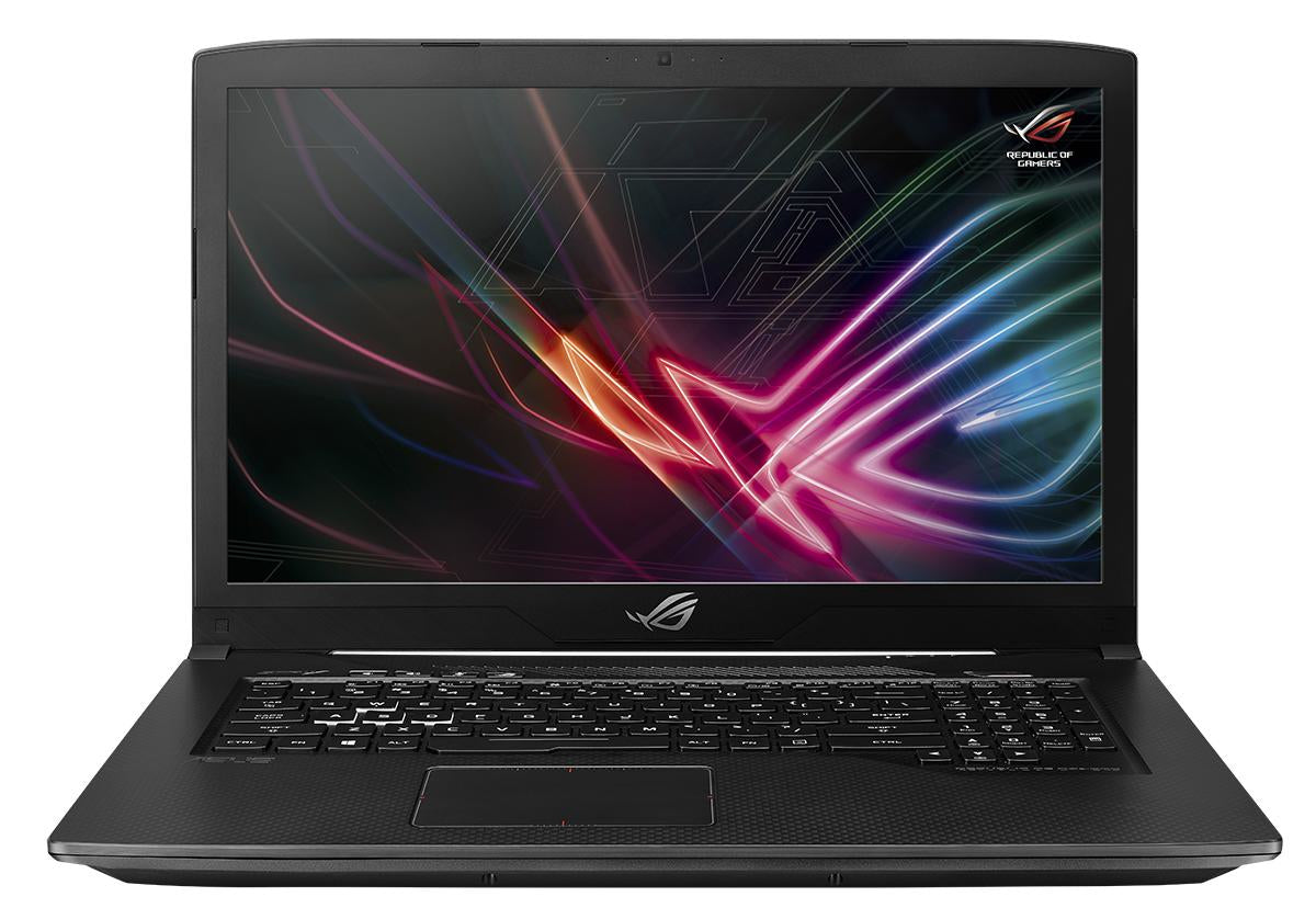 ASUS ROG Strix GL703GE-ES73 Notebook 17.3" Full HD Intel® Core™ i7 16 GB DDR4-SDRAM 1128 GB Hybrid-HDD+SSD NVIDIA® GeForce® GTX 1050 Ti Wi-Fi 5 (802.11ac) Windows 10 Black