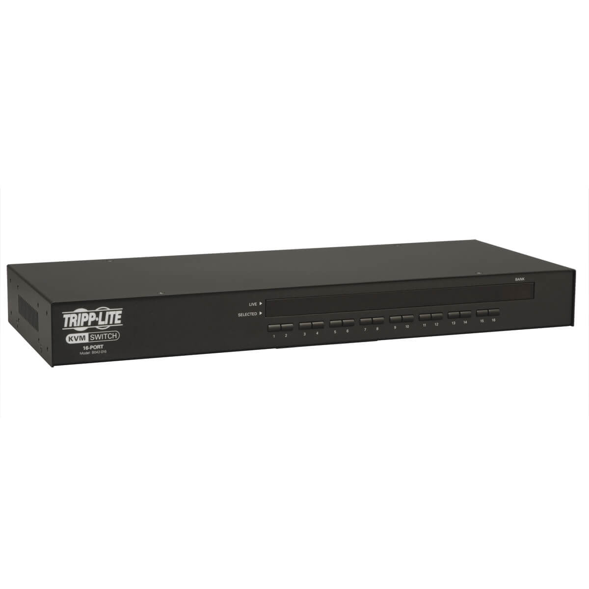 16-PORT RACKMOUNT USB / PS2 KVM SWITCH W/ ON-SCREEN DISPLAY 1U