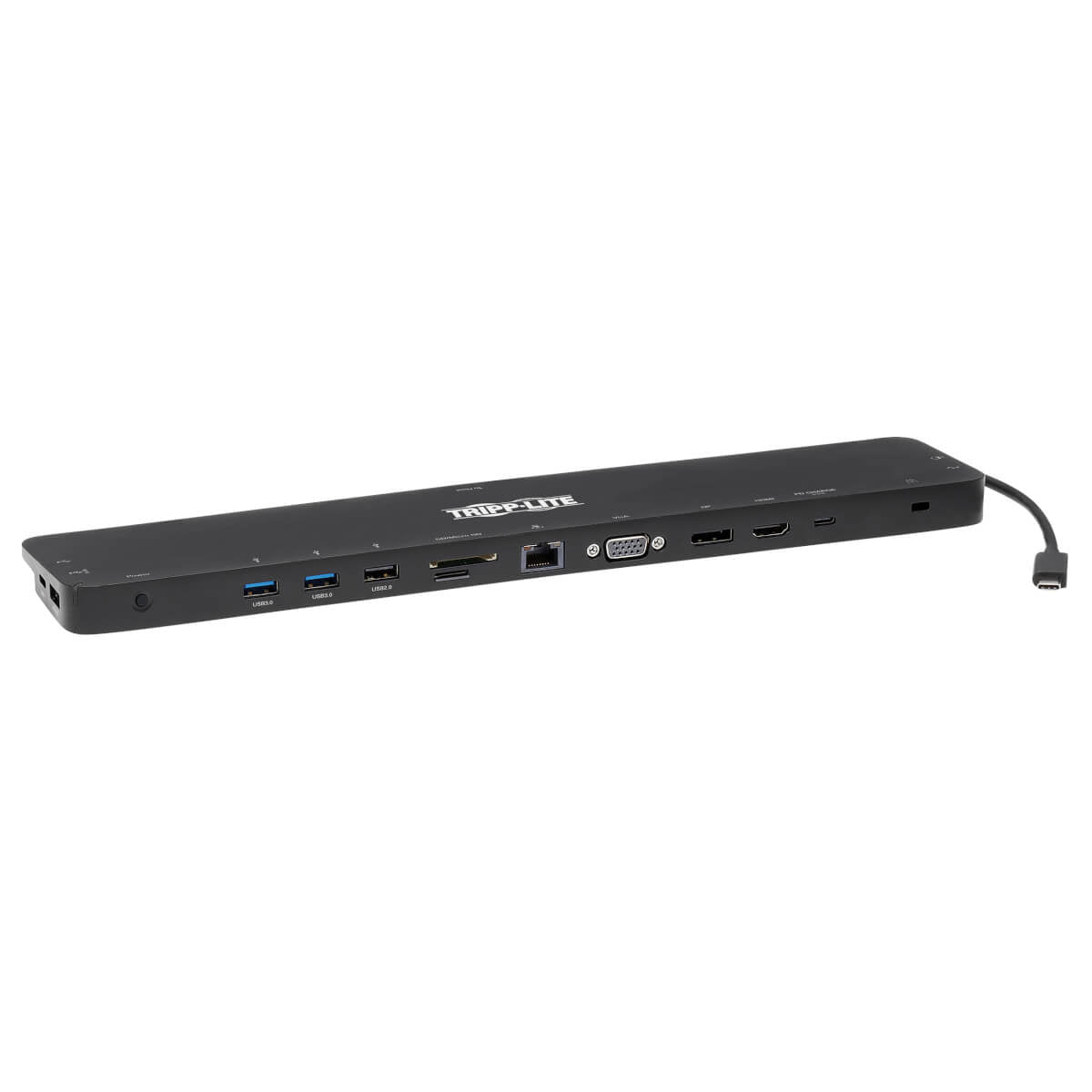 Tripp Lite U442-DOCK7D-B notebook dock/port replicator Wired USB 3.2 Gen 1 (3.1 Gen 1) Type-C Black