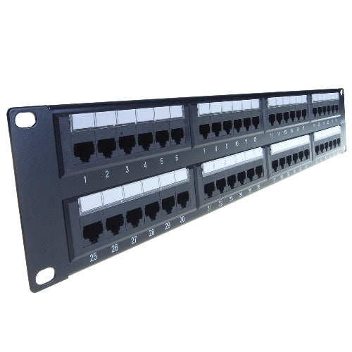 4XRMC6PP48 - 4XEM 48PORT CAT6 CAT5 PATCH PANEL 2U
