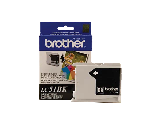 LC51BK - Brother Innobella Standard-Yield Black Ink Cartridge