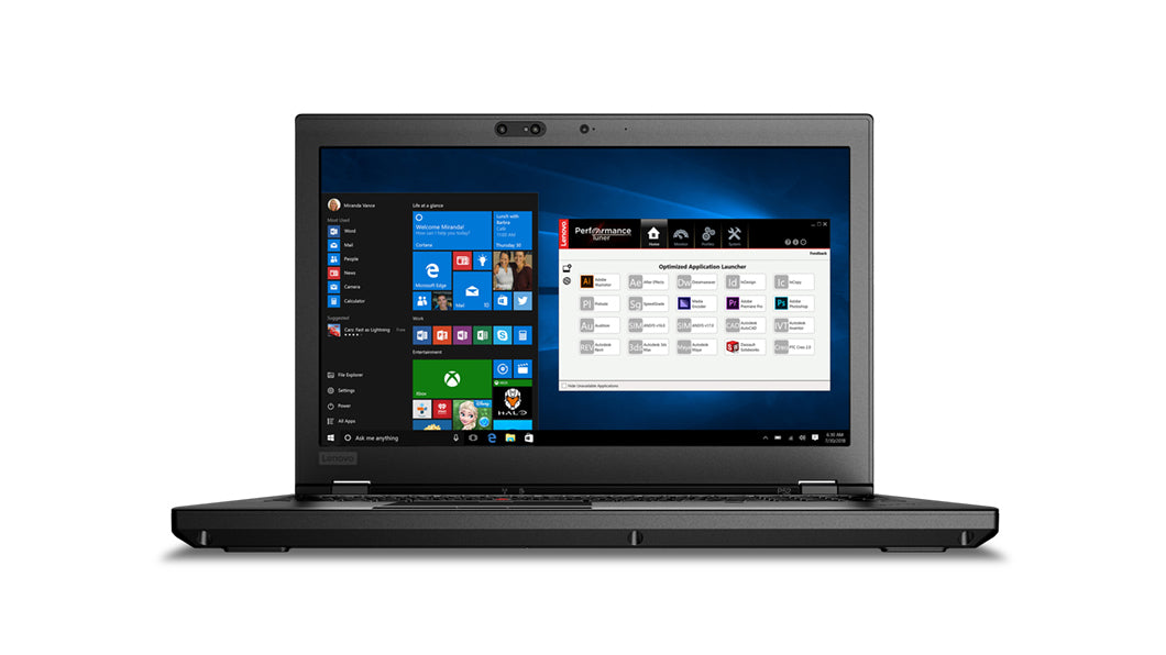Lenovo ThinkPad P52 Mobile workstation 15.6" Full HD 8th gen Intel® Core™ i7 8 GB DDR4-SDRAM 1000 GB HDD NVIDIA® Quadro® P1000 Wi-Fi 5 (802.11ac) Windows 10 Pro Black