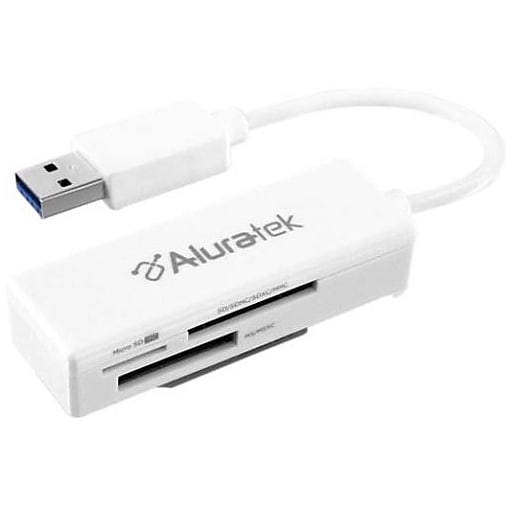 AUCR300F - Aluratek USB 3.0 MULTIMEDIA CARD READER MICROSD/MINISD