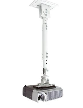 TH-WH-PJ-CM - Atdec ATDEC CEILING PROJECTOR MOUNT, ADJUSTABLE DROP - LOADS UP TO 33LB - UNIVERSAL VE