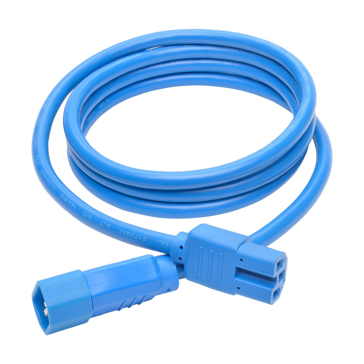 P018-006-ABL - Tripp Lite HEAVY-DUTY COMPUTER POWER CORD, 15A, 14 AWG (IEC-320-C14 TO IEC-320-C15), BLUE,
