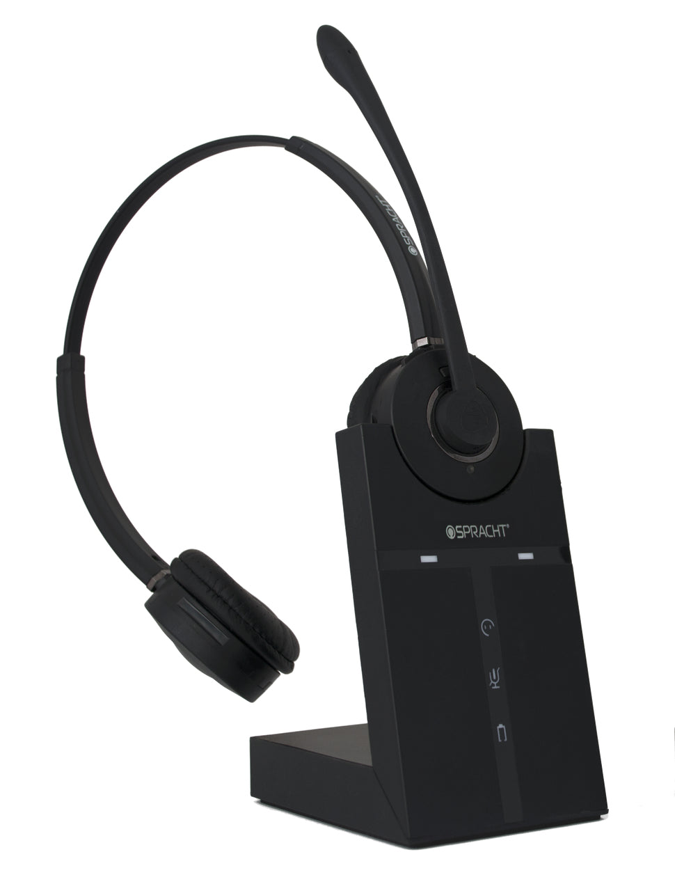 HS-2019 - Spracht THE ZUM MAESTRO DECT 6.0 HEADSET HAS WIRELESS FREEDOM UP TO 350 FEET. UTILIZES E