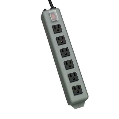 Tripp Lite UL24CB-15 surge protector Black, Gray 6 AC outlet(s) 120 V 180" (4.57 m)