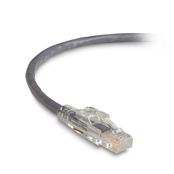 C6PC80-GY-20 - Black Box CAT6 550-MHZ LOCKABLE SNAGLESS STRANDED ETHERNET PATCH CABLE,UNSHIELDED(UTP),CM