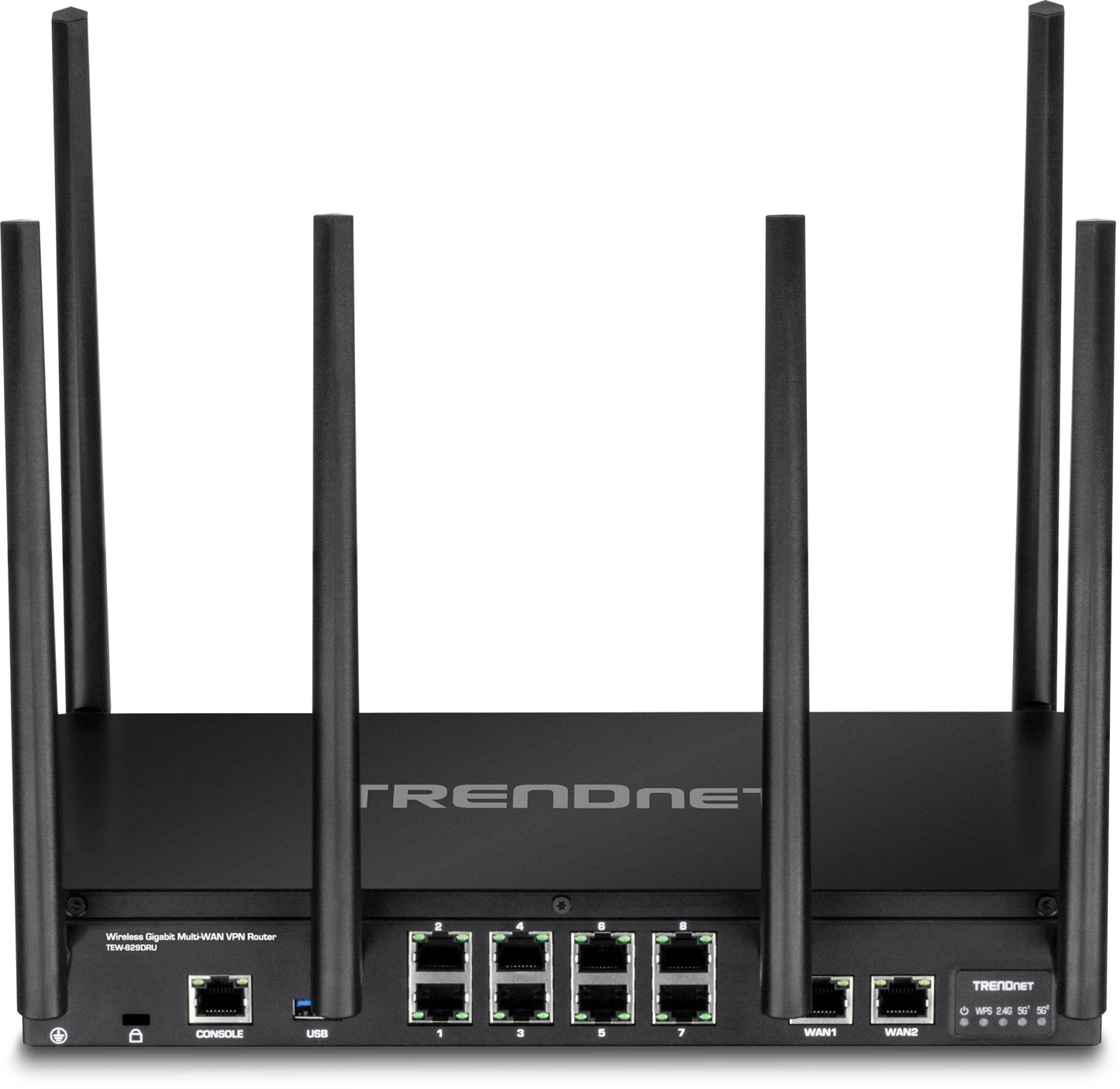 Trendnet AC3000 wireless router Gigabit Ethernet Tri-band (2.4 GHz / 5 GHz / 5 GHz) 4G Black