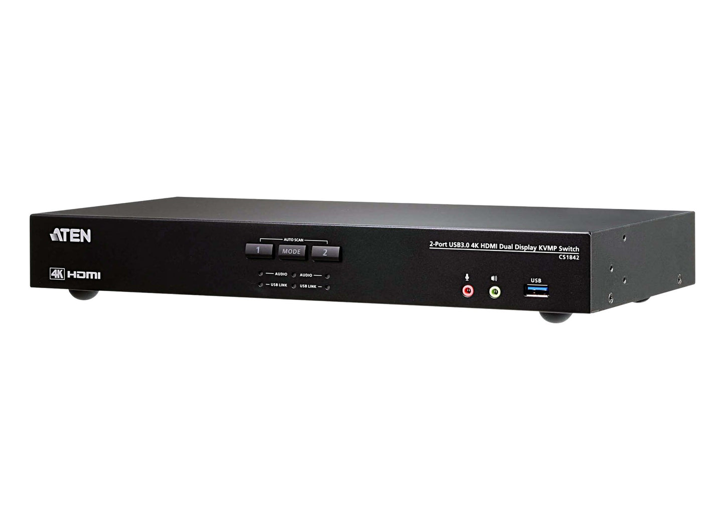CS1842 - ATEN 2-PORT USB 3.0 4K HDMI DUAL-DISPLAY KVMP SWITCH