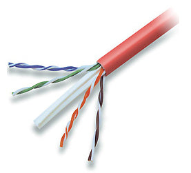 Belkin CAT6 Solid Bulk Cable 500 ft networking cable Red 6000" (152.4 m)