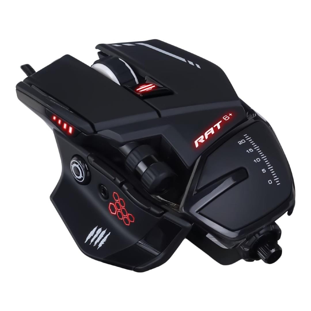 MR04DCINBL000-0 - Mad Catz R.A.T. 6+ Wired Optical Gaming Mouse