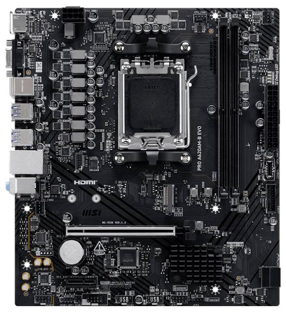 7E56-002R - MSI PRO B850-P WIFI AM5 DDR5 ATX WiFi 7 Motherboard