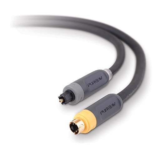 AV22100-06 - Belkin BELKIN PURE AV-VIDEO / AUDIO CABLE-S-VIDEO / DIGITAL AUDIO-4 PIN MINI-DIN, TOS L