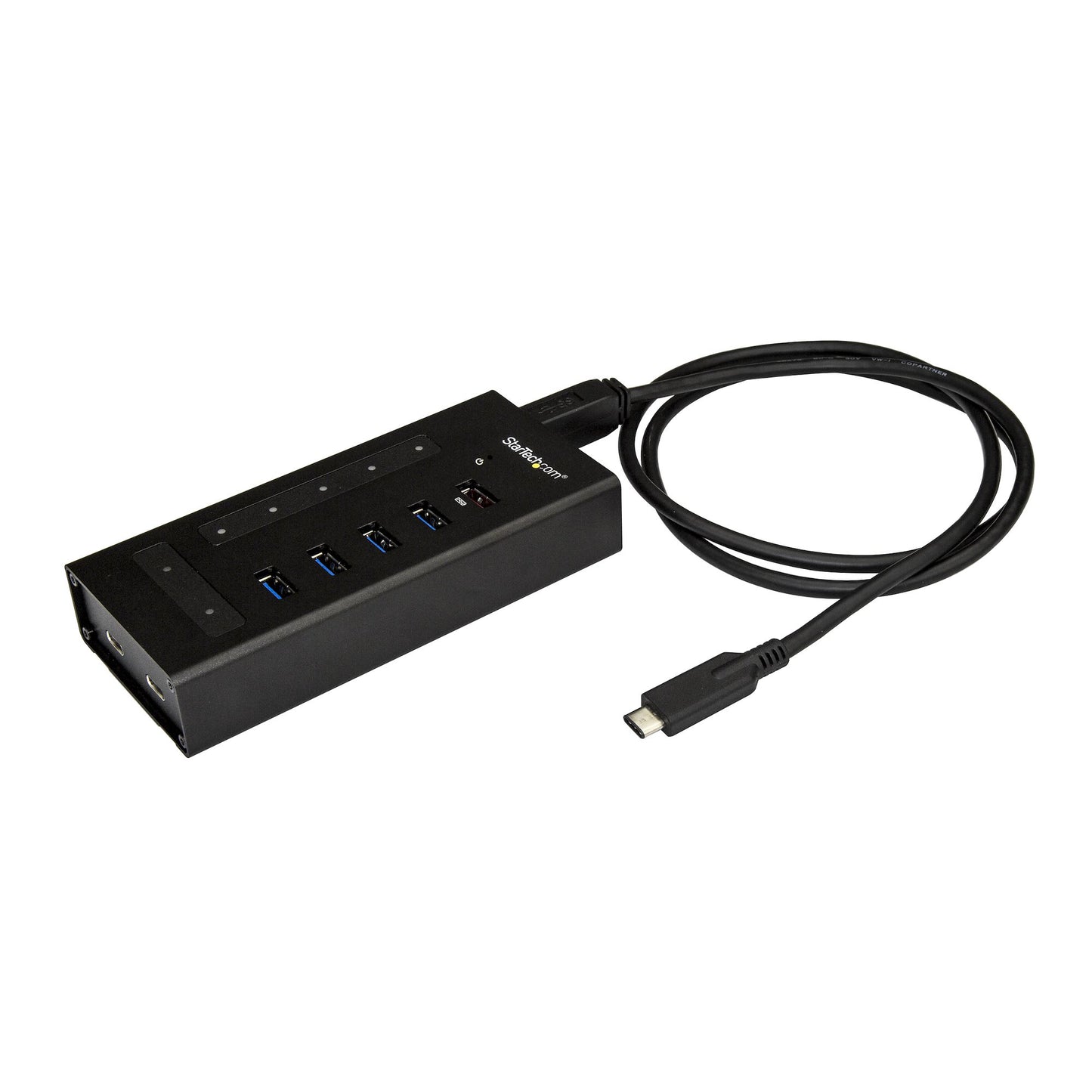 StarTech.com HB30C5A2CST interface hub USB 3.2 Gen 1 (3.1 Gen 1) Type-B 5000 Mbit/s Black