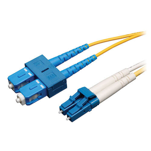 C2G 8m LC/SC LSZH Duplex 9/125 Single-Mode fiber optic cable 315" (8 m) Yellow