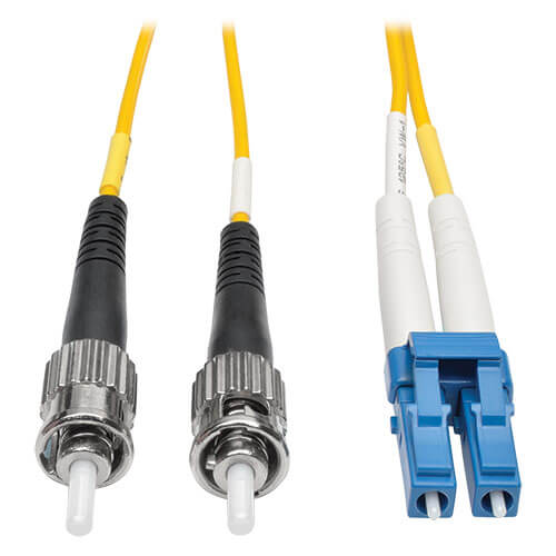C2G 30m LC/ST LSZH Simplex 9/125 Single-Mode fiber optic cable 1181.1" (30 m) Yellow
