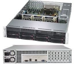 Supermicro A+ Server 2013S-C0R Intel SoC Socket SP3 Rack (2U) Black