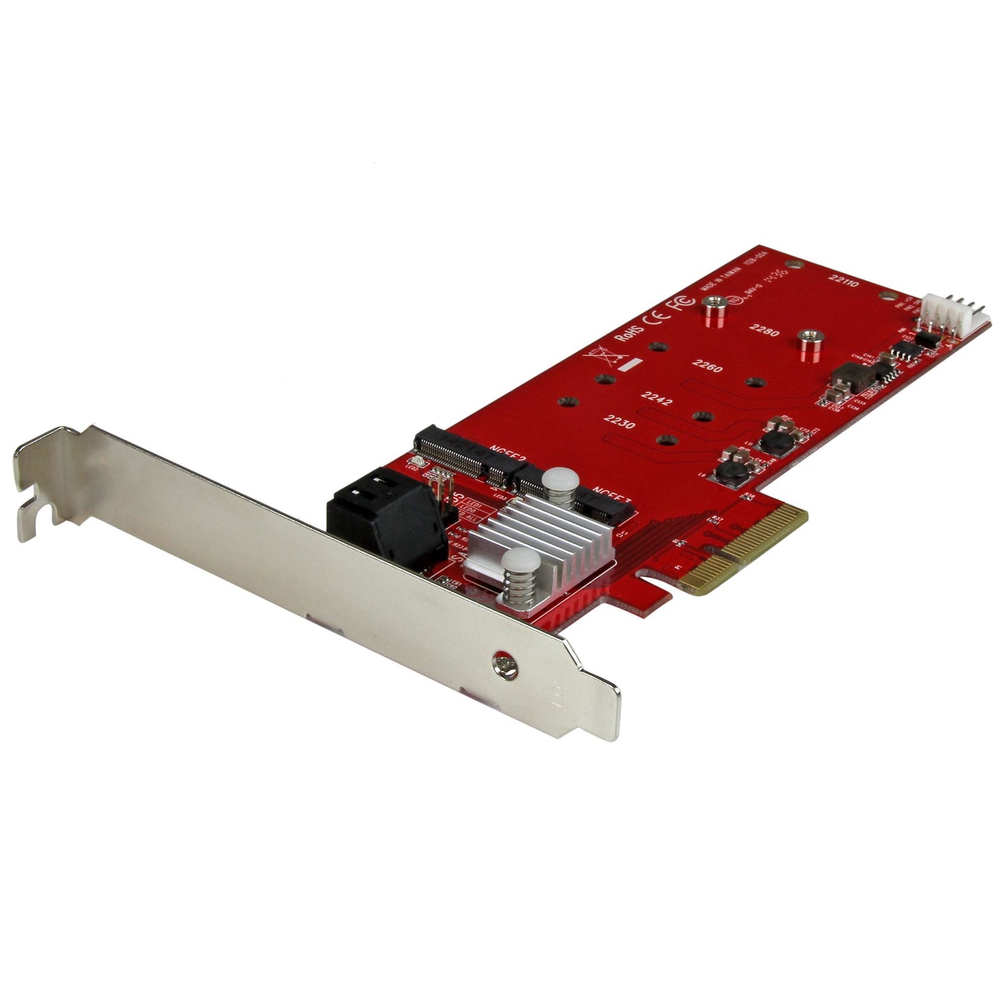 ADD TWO NEXT GENERATION FORM FACTOR M.2 SSDS AND TWO SATA PORTS TO YOUR PC THROU