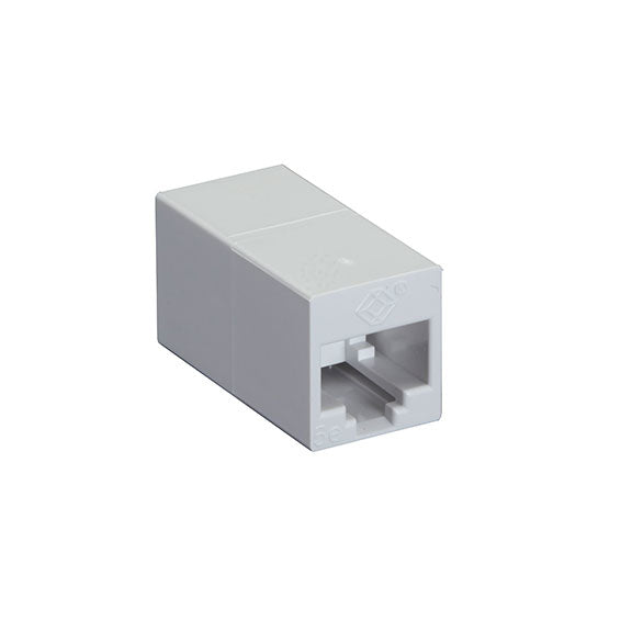 CAT5E UNSHIELDED CROSS-PIN COUPLER - WHITE, 10-PACK, GSA, TAA