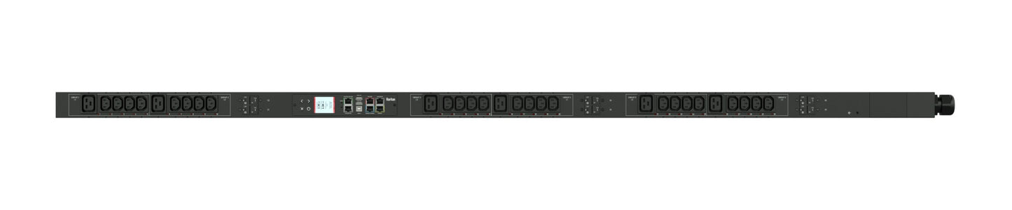 3PH,400V AC,32A (32A/PH RATED); 30 OUTLETS: 24X C13,6X C19; PLUG: IEC 60309 3P+N