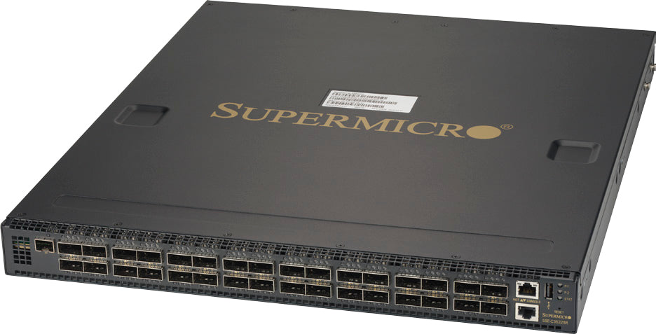 Supermicro SSE-C3632S network switch L3 Gigabit Ethernet (10/100/1000) Black 1U