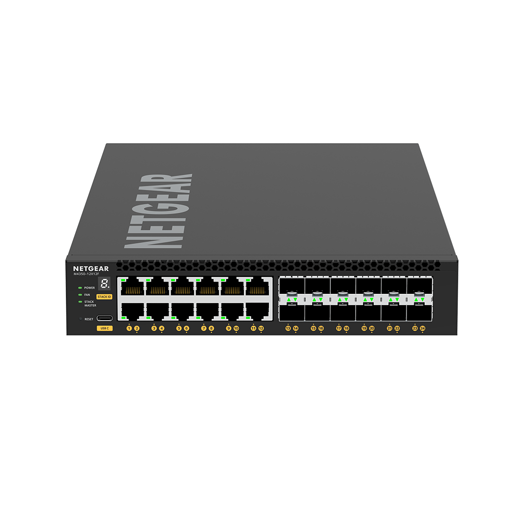 XSM4324-100NES - Netgear 12-Port 10GBASE-T 12-Port 10G SFP+ Fully Managed Switch