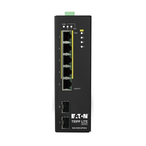 NGIS05C2POE4 - Tripp Lite 5-Port Lite Managed 10/100/1000 Mbps PoE+ Gigabit Ethernet Switch