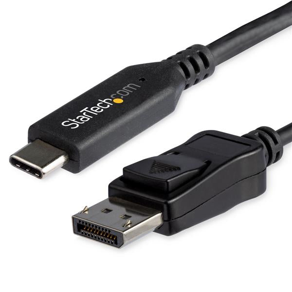 CDP2DP146B - StarTech.com USB-C TO DISPLAYPORT 1.4 CABLE WITH HDR/DISPLAYHDR/HBR3/DSC/HDCP 2.2/1.4; 8K 60H